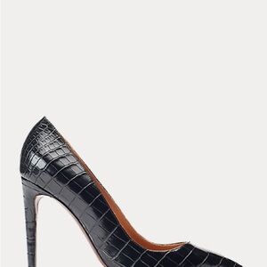 Ralph Lauren Collection Celia Crocodile Pumps 36.5